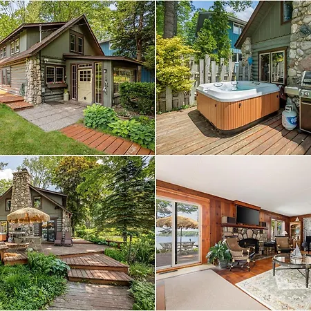 Sunset Retreat Private Family Lakeside Home W Hot Tub 2819
